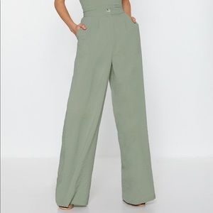 Wide Leg High Waisted Pants